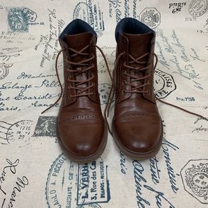 Tommy Hilfiger Men’s Ankle Boots Brown Sz 10 1/2